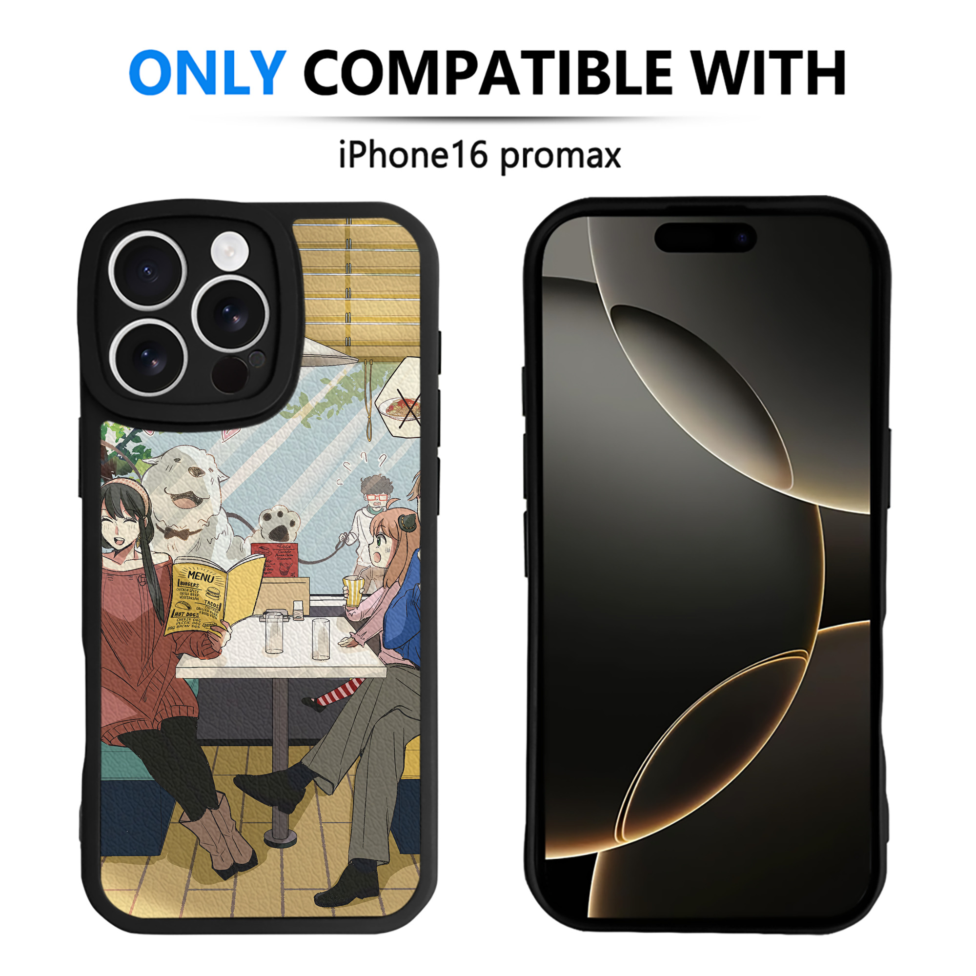 （画像用） SPY×FAMILY间谍家家酒 【iPhone 16シリーズ対応】シリコンスマホケース（レザー調） 材質：シリコン